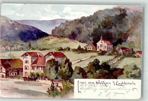 Enzklösterle 1903 Gasthaus Waldhorn