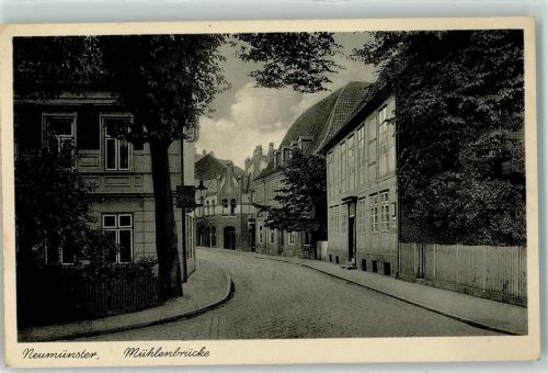 Neumünster Mühlenbrücke Stempel WK II