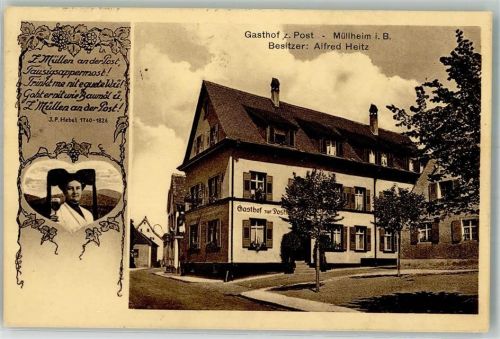 Müllheim Gasthaus zur Post Tracht