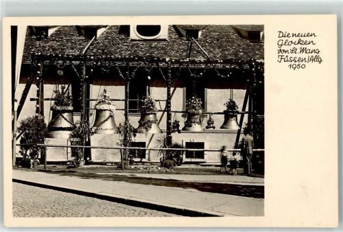 Füssen Neue Glocken von St. Mang 1950
