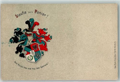 1920 Staufia sei's Panier! Dem Bunde treu und treu dem Vaterland!