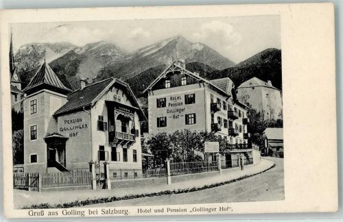 Golling 1908 Hotel Pension Gollinger Hof
