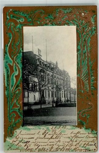 Offenbach 1902 Postamt Jugendstil
