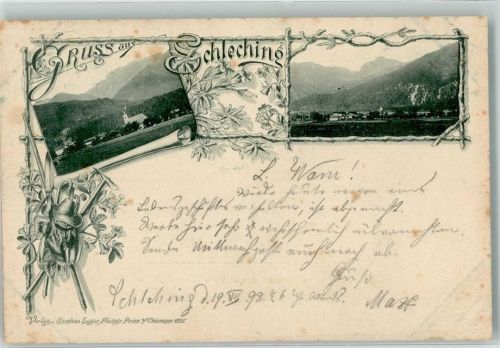 Schleching 1898 Pfarrkirche St. Remigius
