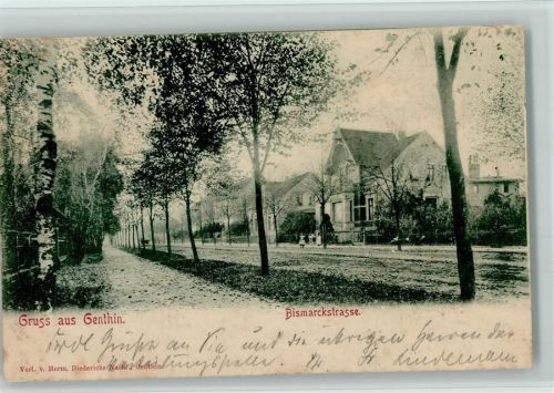 Genthin 1903 Bismarckstrasse AK