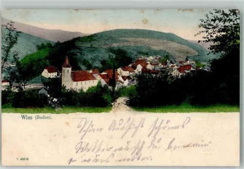 Kleines Wiesental 1910 Wies