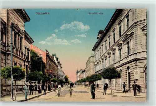 Subotica 1917 Kossuth Straße