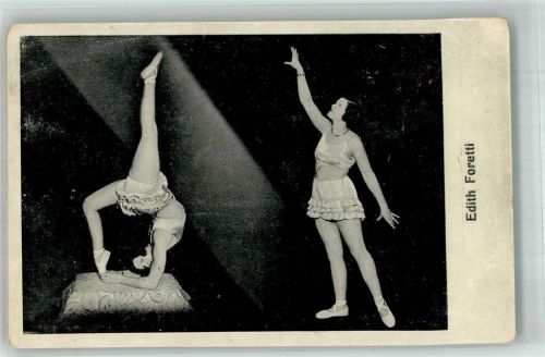 1920 - 1930 Edith Foretti Akrobatik Verlag Lichtdruck Schmidt & Gebr. Böttger 709 a