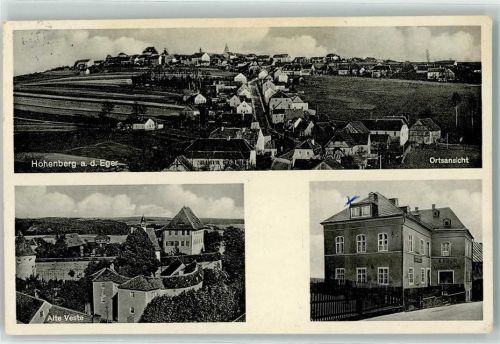95691 W8591 Hohenberg a d Eger - Alte Veste Kplonialwarengeschäft K. Künzel