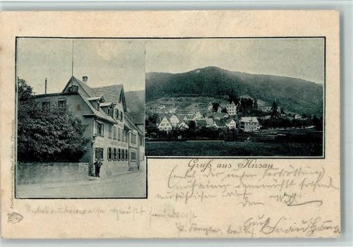 75365 W7260 Hirsau 1899 - Gasthaus und Teilansicht AK