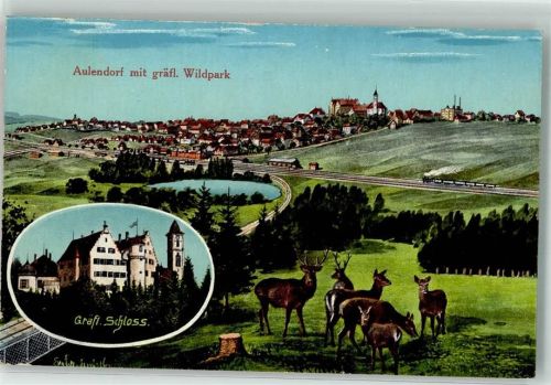 Aulendorf Gräfl. Schloß Gräfl. Wildpark Bahnhof