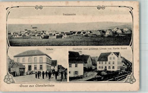 Oberaltertheim Schule Gashtaus Zum goldenen Löwen von Martin Brand
