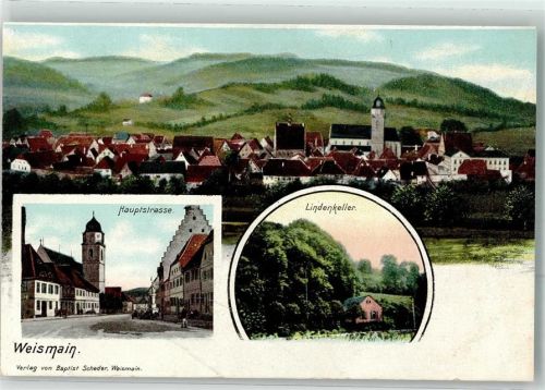 Weismain 1907 Hauptstraße Lindenkeller