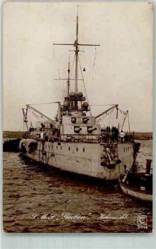 1915 SMS Goeben Heckansicht Dampfpinasse Verlag Carstens 3076