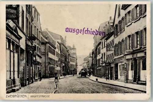 Zweibrücken Hauptstraße Foto AK