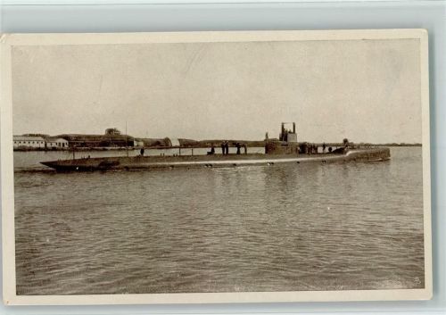 1940 Serie I Nr. 2 Italienische Marine im Europäischen Krieg - U-Boot Balilla, sehr gute Erhaltung AK