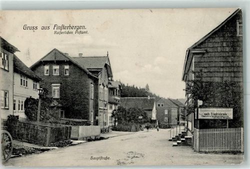Finsterbergen Kaiserliches Postamt Hauptstraße