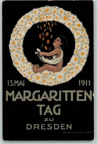 Dresden 1911 Margaritten Tag 1911 AK