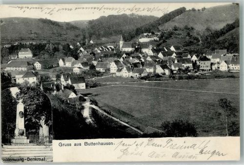 Buttenhausen 1907 Haldenwangdenkmal