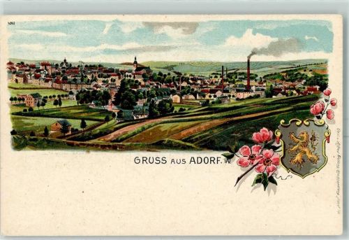 1 O9930 Adorf , Vogtl - Gruus aus Wappen