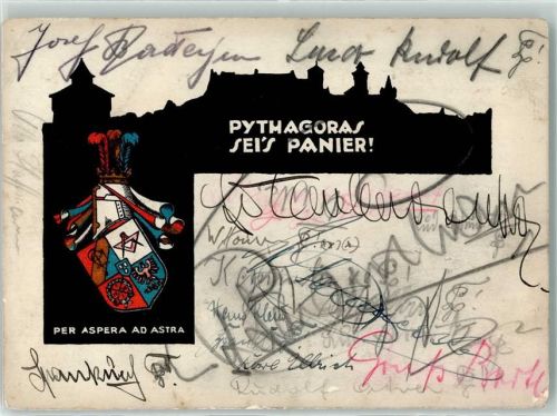 Nürnberg 1930 Pythagoras Seis Panier