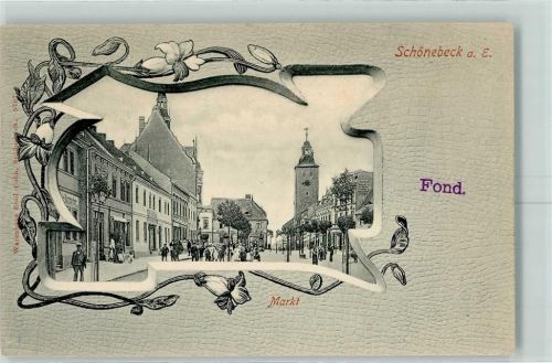 Schönebeck Markt Passepartout