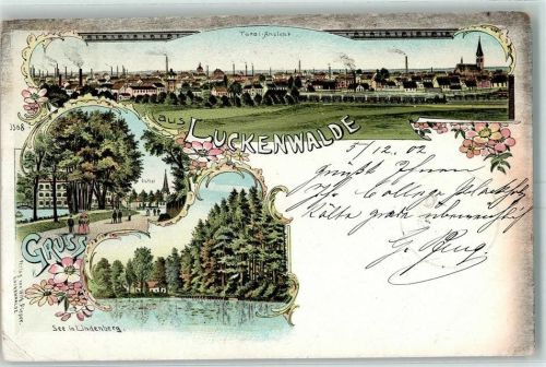 Luckenwalde 1902 See Lindenberg Elsthal
