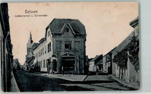 Golßen Luckauer Straße Gartenstraße