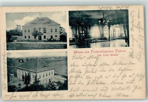 02763 O8801 Pethau 1916 - Feldschlößchen Pethau Innenansicht