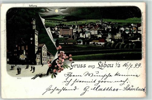 Löbau 1899 Rathaus