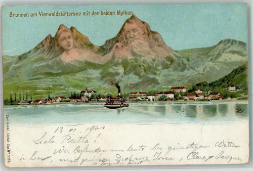Brunnen 1901 Verlag Künzli Nr. 5022 AK
