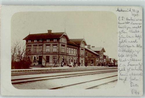 Mellerud 1903 Bahnhof