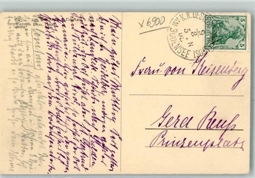 Österr. Schiffspost am Bodensee 9.8.1908