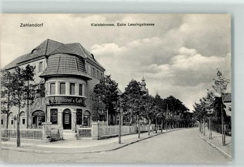 Zehlendorf Kleiststraße Ecke Lessingstraße Konditorei Cafe