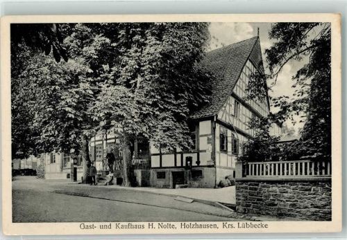 Holzhausen Gast- u. Kaufhaus H. Nolte Tanksäule