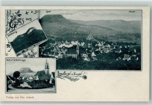 Laufen Schalksburg Blick auf Gräbelesberg Hörnle