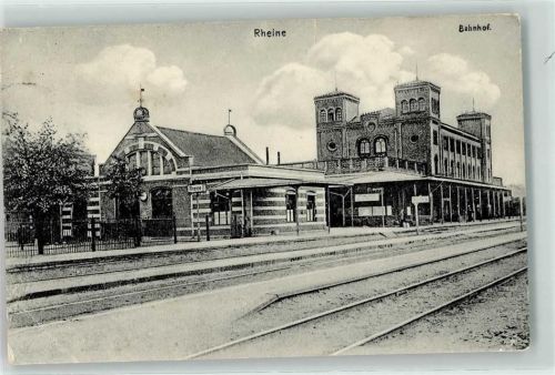 Rheine 1909 Bahnhof
