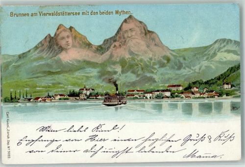 Brunnen 1900 Verlag Künzli Nr. 5022 AK