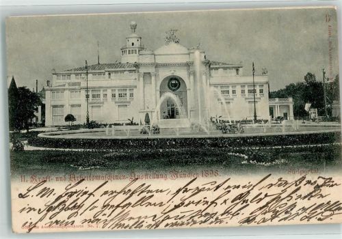 München II. Kraft- und Arbeitsmaschinen-Ausstellung 1898 Südportal