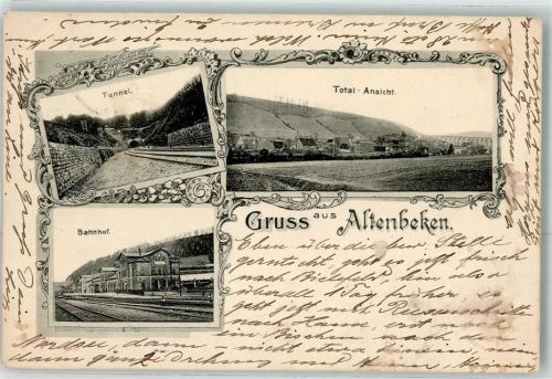 33184 W4791 Altenbeken 1902 - Tunnel Bahnhof