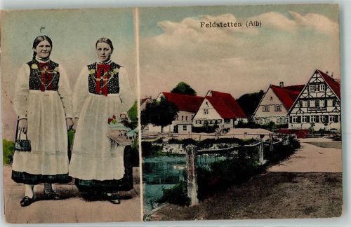 89150 W7903 Feldstetten 1918 - Tracht