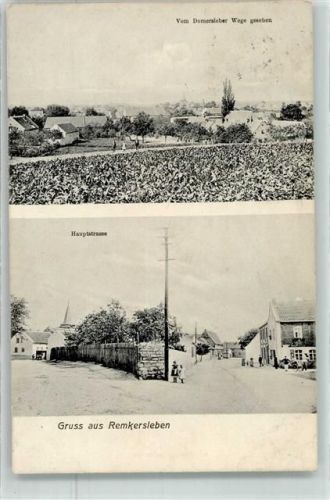 39164 O3101 Remkersleben 1908 - Hauptstraße