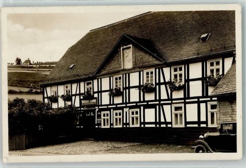 Züschen Gasthaus Lumme Oldtimer Emailleschild Thier Bräu