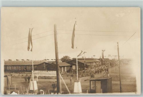 48249 W4408 Dülmen Foto AK Heimkehrlager Ort handschriftlich