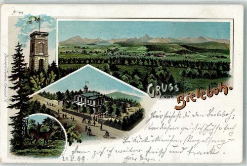 Beiersdorf 1899 Bieleboh Turm Reh Fahrrad
