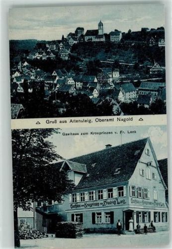 Altensteig Gasthaus Zum Kronprinzen Fr. Lenk