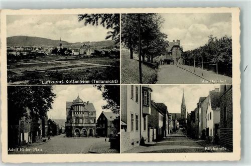 Kottenheim Am Bahnhof Adolf Hitler Platz WK II Kirchstraße