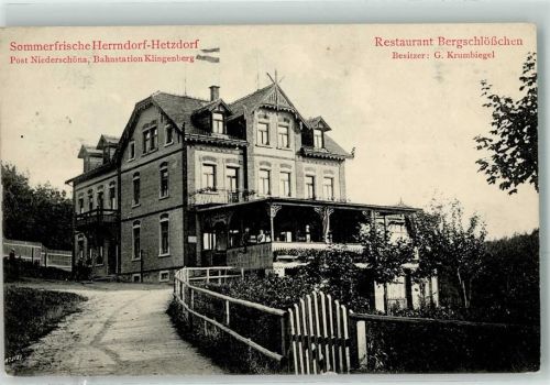 Hetzdorf Gasthaus Bergschlößchen