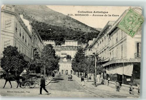 Monaco 1909 Gebrauchsspuren Avenue de la Gare