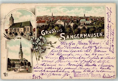 Sangerhausen 1897 Kirchen